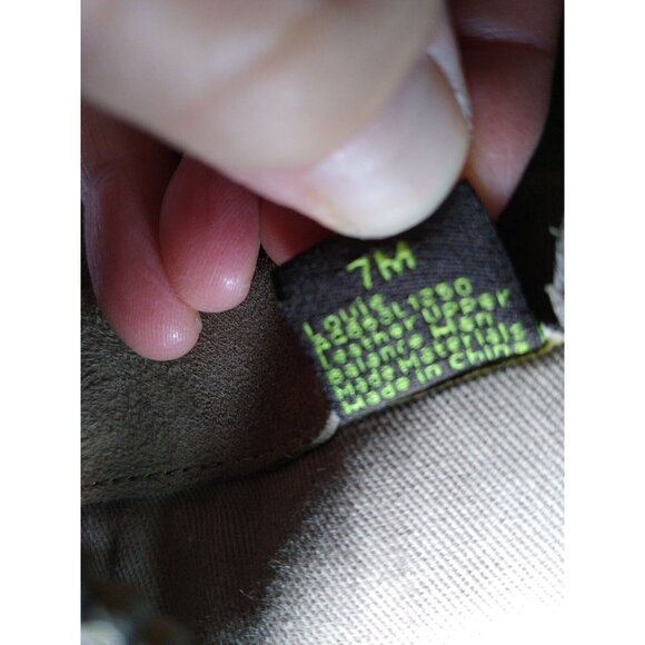 Sam Edelman WOMEN'S Size 7 US Tan Suede Louie Fringe Ankle Boots Stacked Heel - Picture 12 of 12